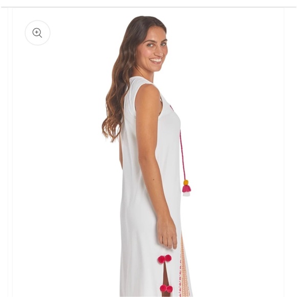 Cabana Life Embroidered Maxi Dress/Cover Up - Picture 3 of 12